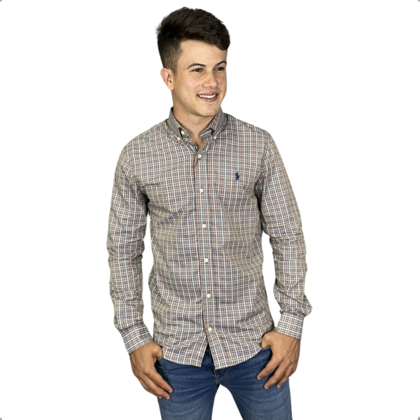 Camisa Masculina Ralph Lauren Manga Longa