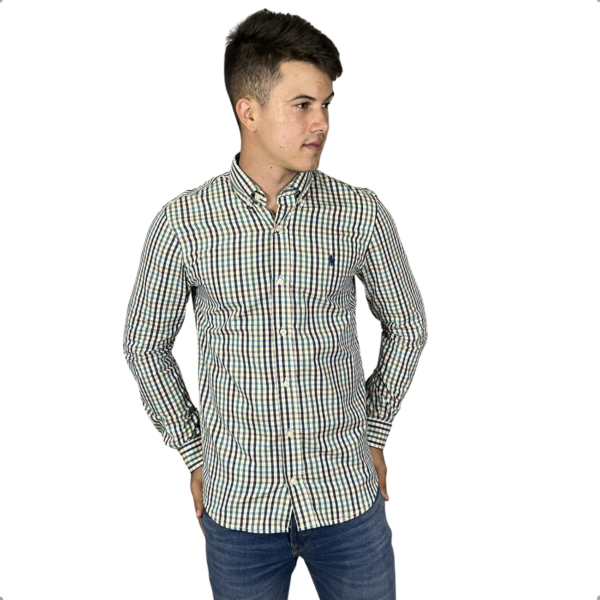 Camisa Masculina Ralph Lauren Manga Longa