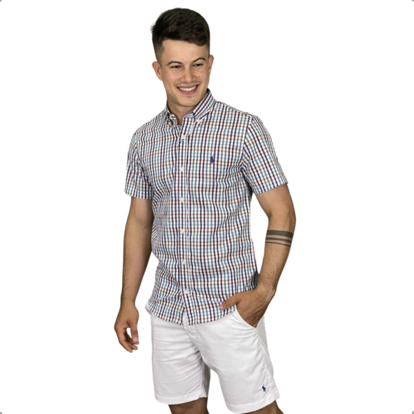 Camisa Masculina Ralph Lauren Manga Curta