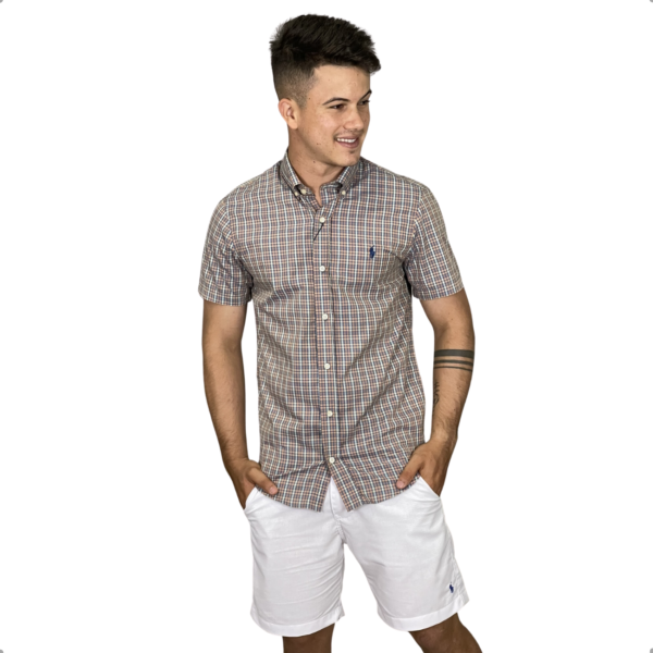 Camisa Masculina Ralph Lauren Manga Curta